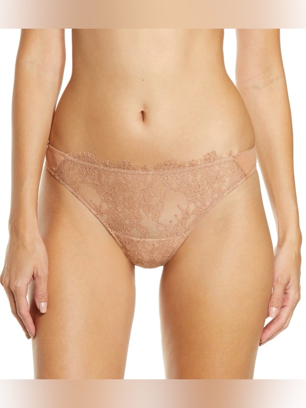 Skarlett Blue Entice Lace Thong Gleam/TerracottaSize Small $22